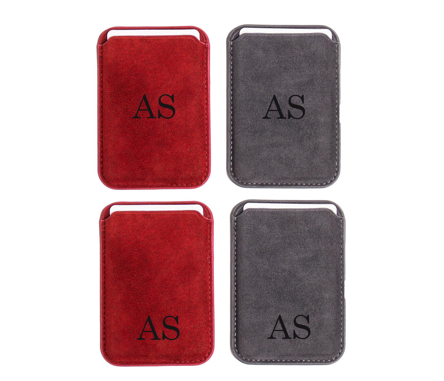 Magsafe Wallet - Alcantara Case Burgundy Boostclub