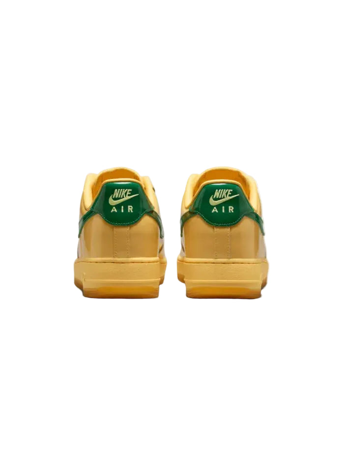 Nike Air Force 1 Low Patent Leather Topaz Gold Pine Green -Preorder My Store