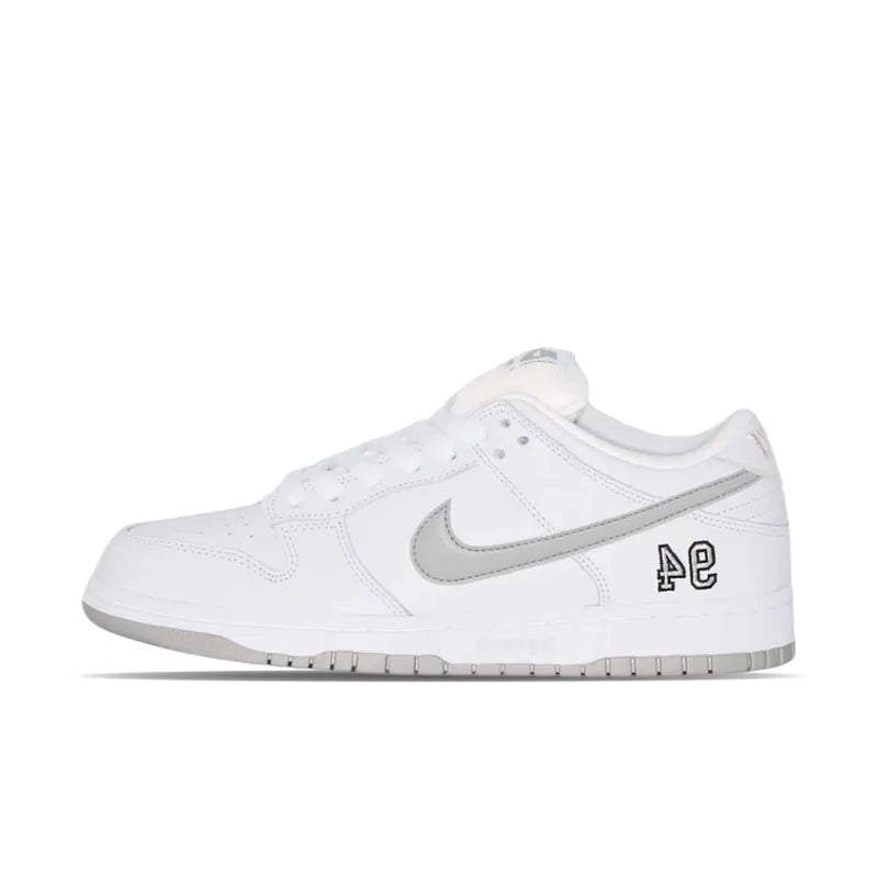 Nike SB Dunk Low Supreme 94 White Metallic Silver -Preorder
