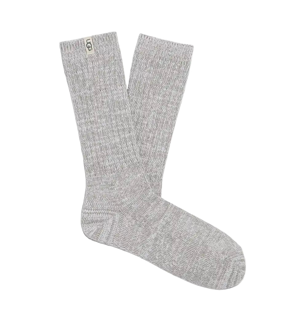Gray sock on a light gray background
