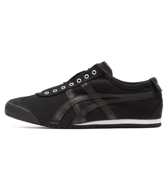 Black patent leather dress shoe on a white background