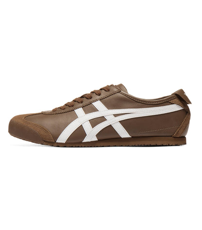 A classic brown leather sneaker with a white side stripe, shown in profile against a plain white background.