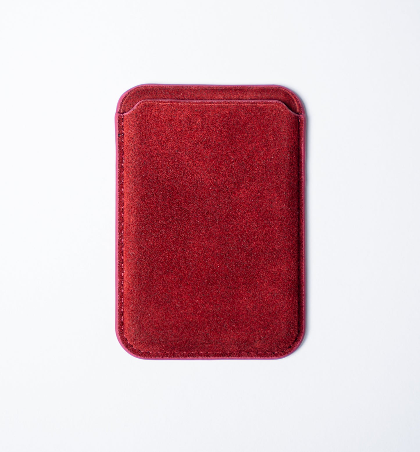 Magsafe Wallet - Alcantara Case Burgundy Boostclub