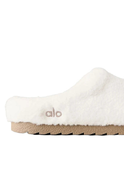 Alo Sherpa Recovery Slipper Ivory -Preorder Boostclub