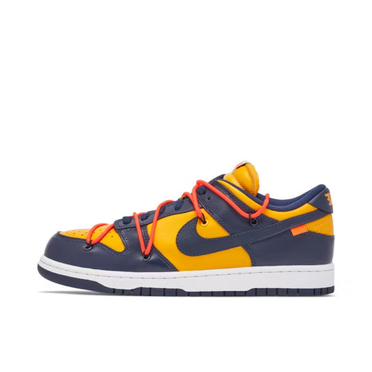 Nike Dunk Low x Off White University Gold Midnight Navy – Pre Order My Store