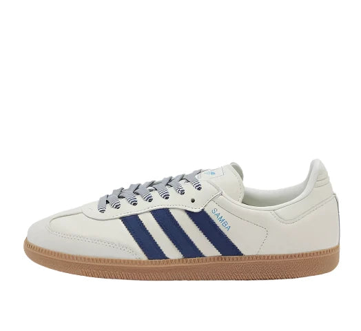 Adidas Samba OG Off White, Dark Blue & Clear Sky -Preorder My Store