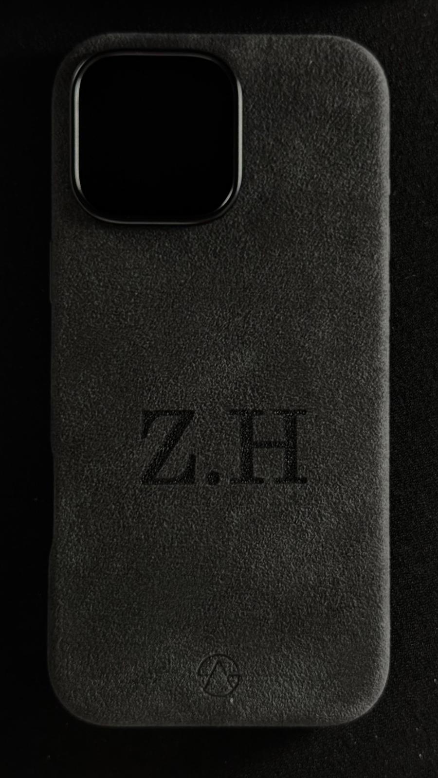 Iphone 15 Pro - Alcantara Case Space Grey Boostclub