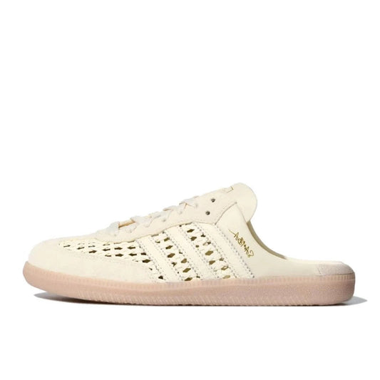 Adidas Samba OG Mule Woven Basketweave Cream White -Preorder My Store