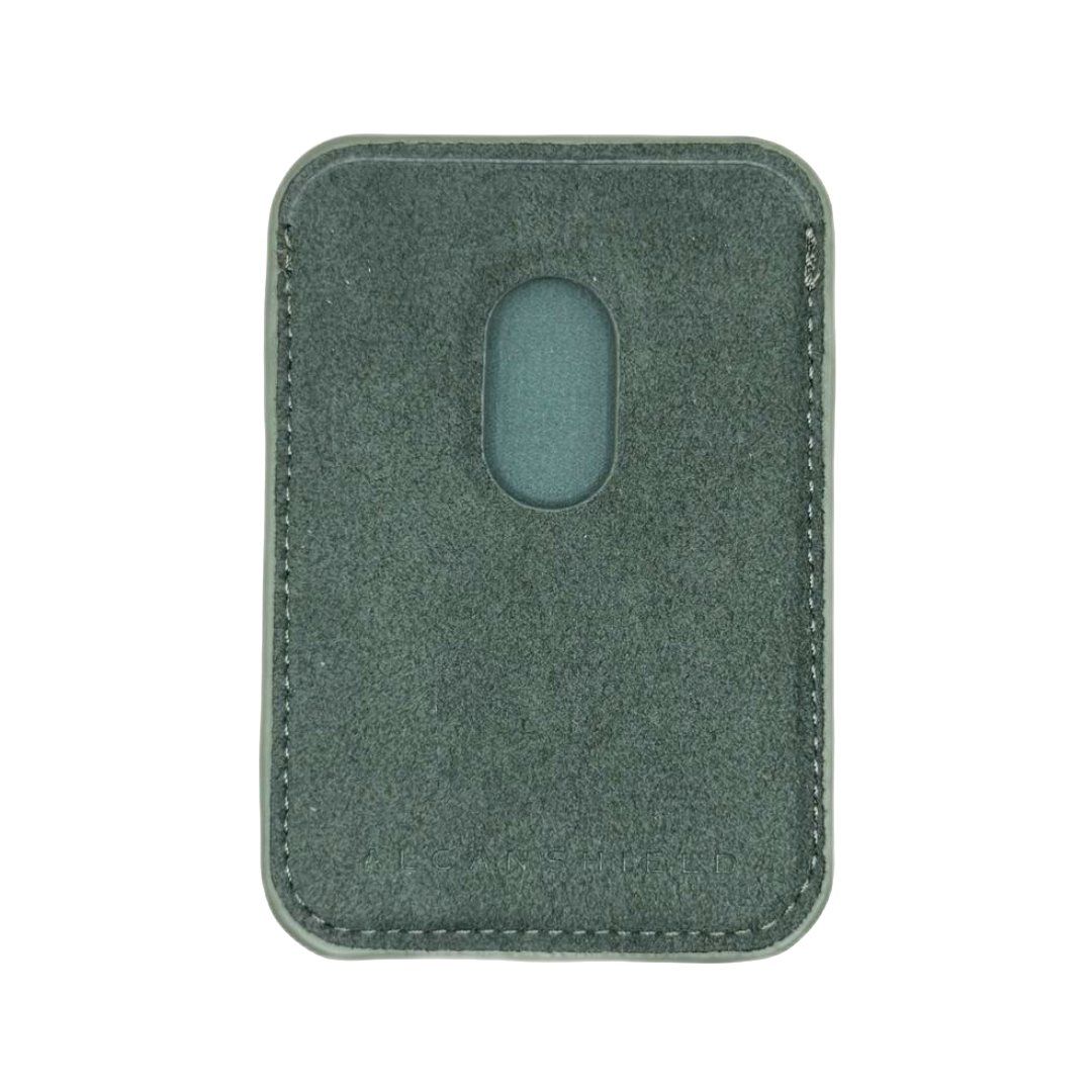 Magsafe Wallet - Alcantara Case Midnight Green
