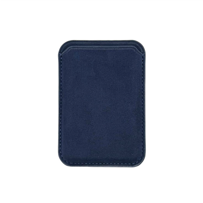 Magsafe Wallet - Alcantara Case Navy Blue