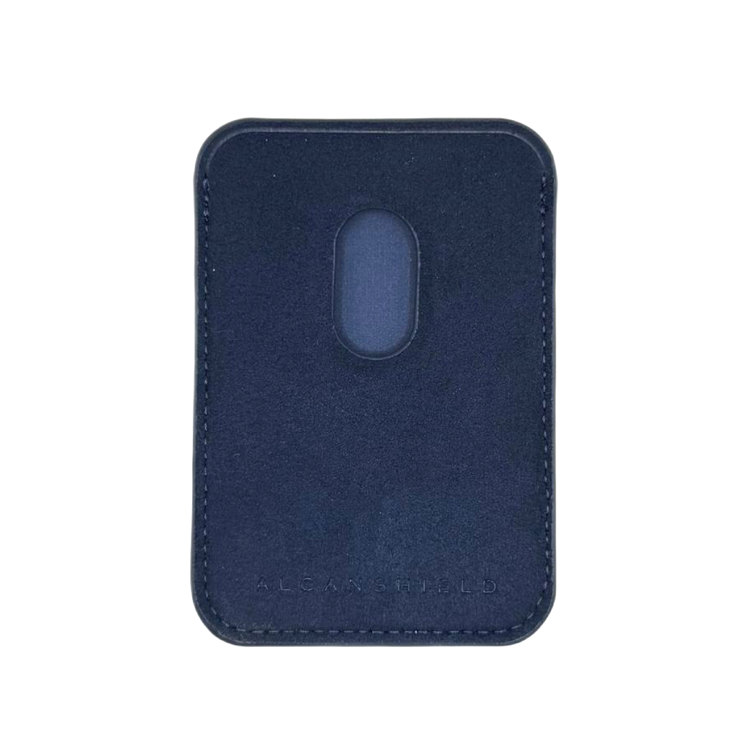 Magsafe Wallet - Alcantara Case Navy Blue