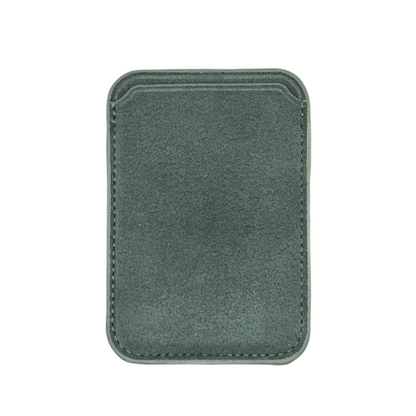 Magsafe Wallet - Alcantara Case Midnight Green