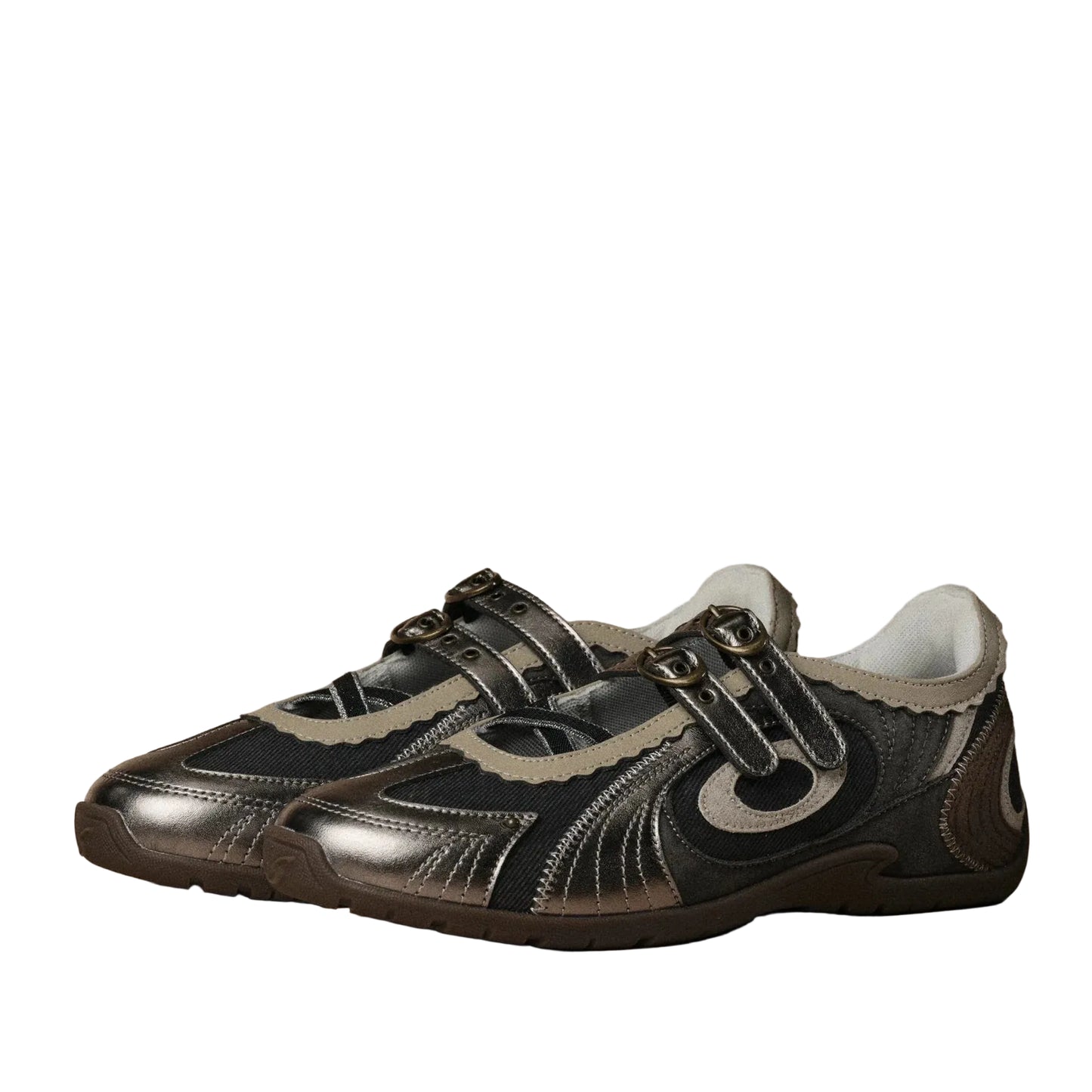 Old Order Turbo Lite Mary Jane Sneakers - Brown Tales -Preorder Boostclub