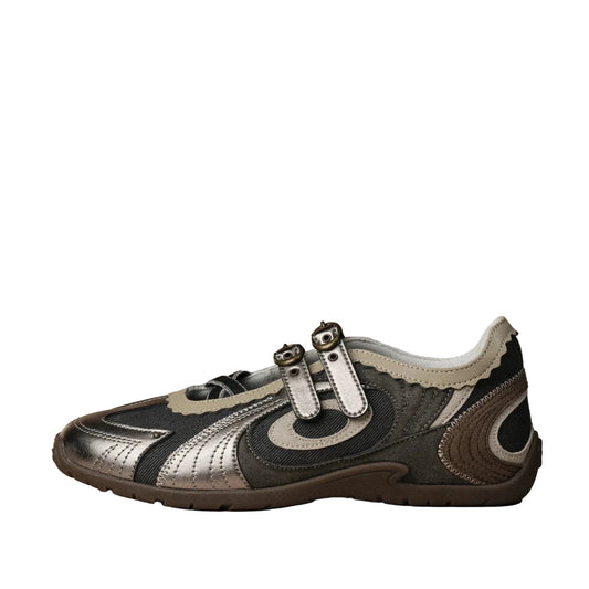 Old Order Turbo Lite Mary Jane Sneakers - Brown Tales -Preorder Boostclub